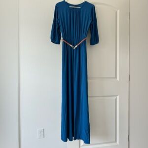 KOH KOH Women’s Blue Maxi Dress